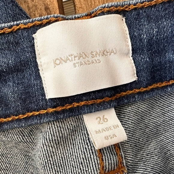 Jonathan Simkhai Womens River Distressed High Rise Straight Leg Jeans - Picture 12 of 16